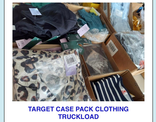 Target case pack clothing truckload